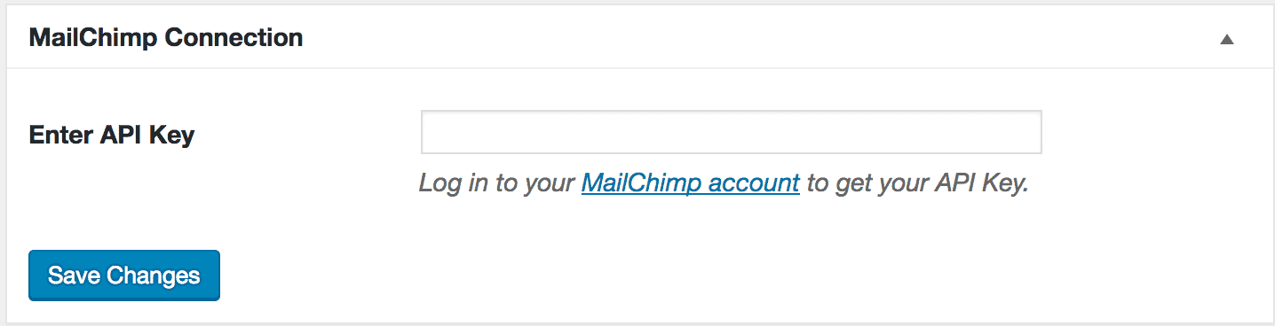 MailChimp integration with MailOptin