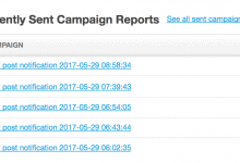 WordPress new post notification to Campaign Monitor email list