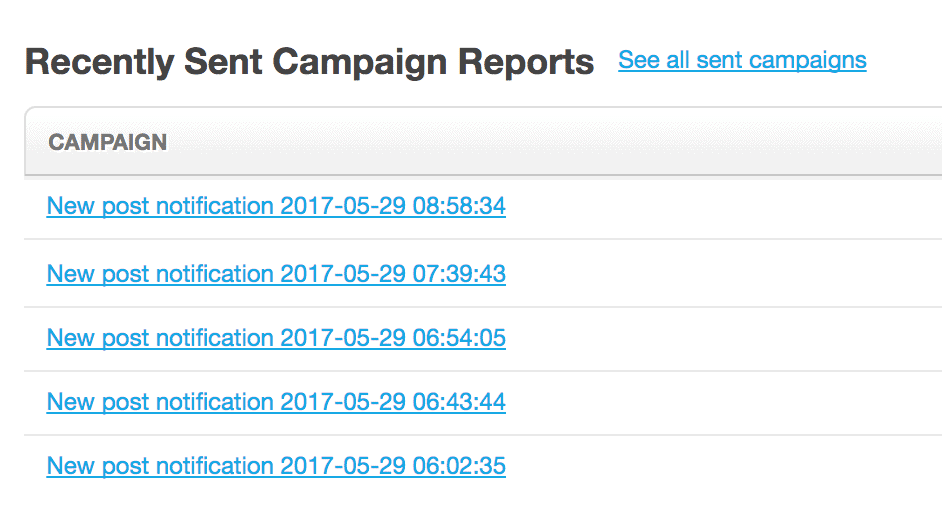WordPress new post notification to Campaign Monitor email list