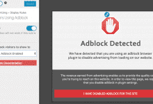 Activate WordPress adblock detection