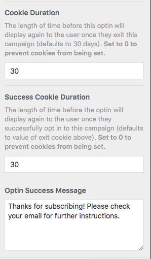 set cookies
