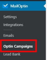 open the campaigns page