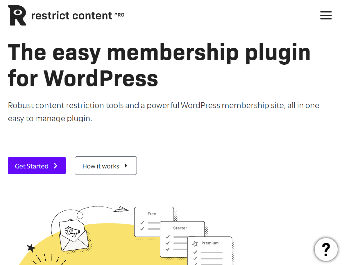 restrict content pro membership plugin
