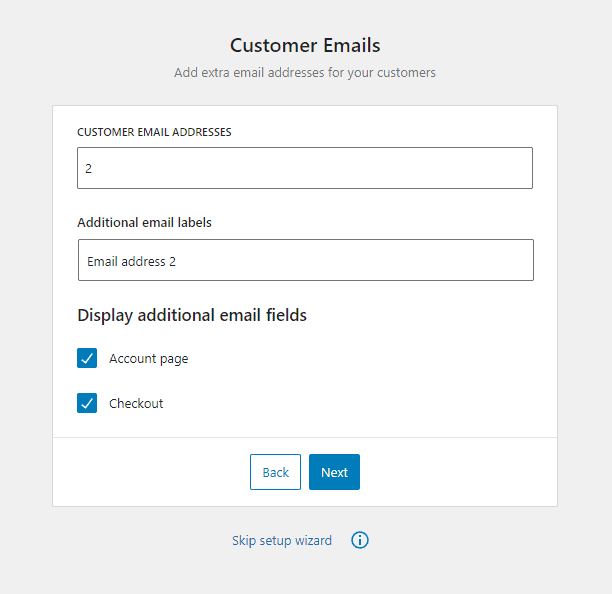 WooCommerce multiple email recipients fields