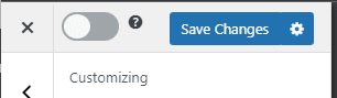 click the Save Changes button