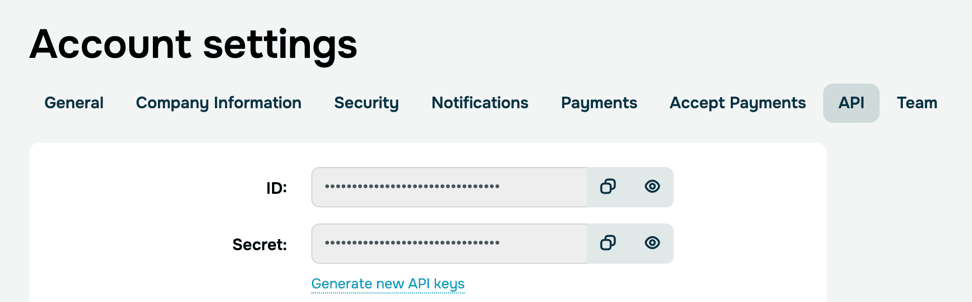 SendPulse API page
